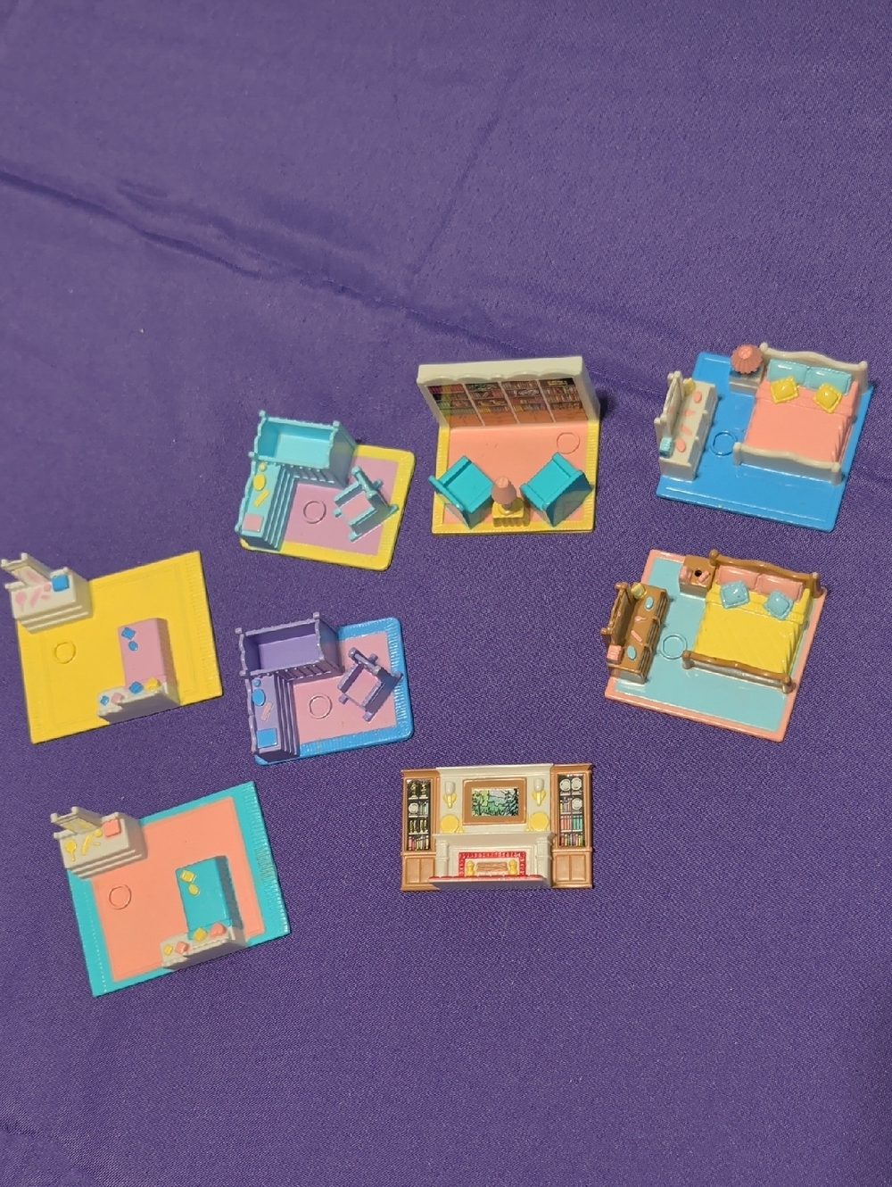 Vintage Lewis Galoob My Pretty Dollhouse Polly Accessories Room Furniture Lot